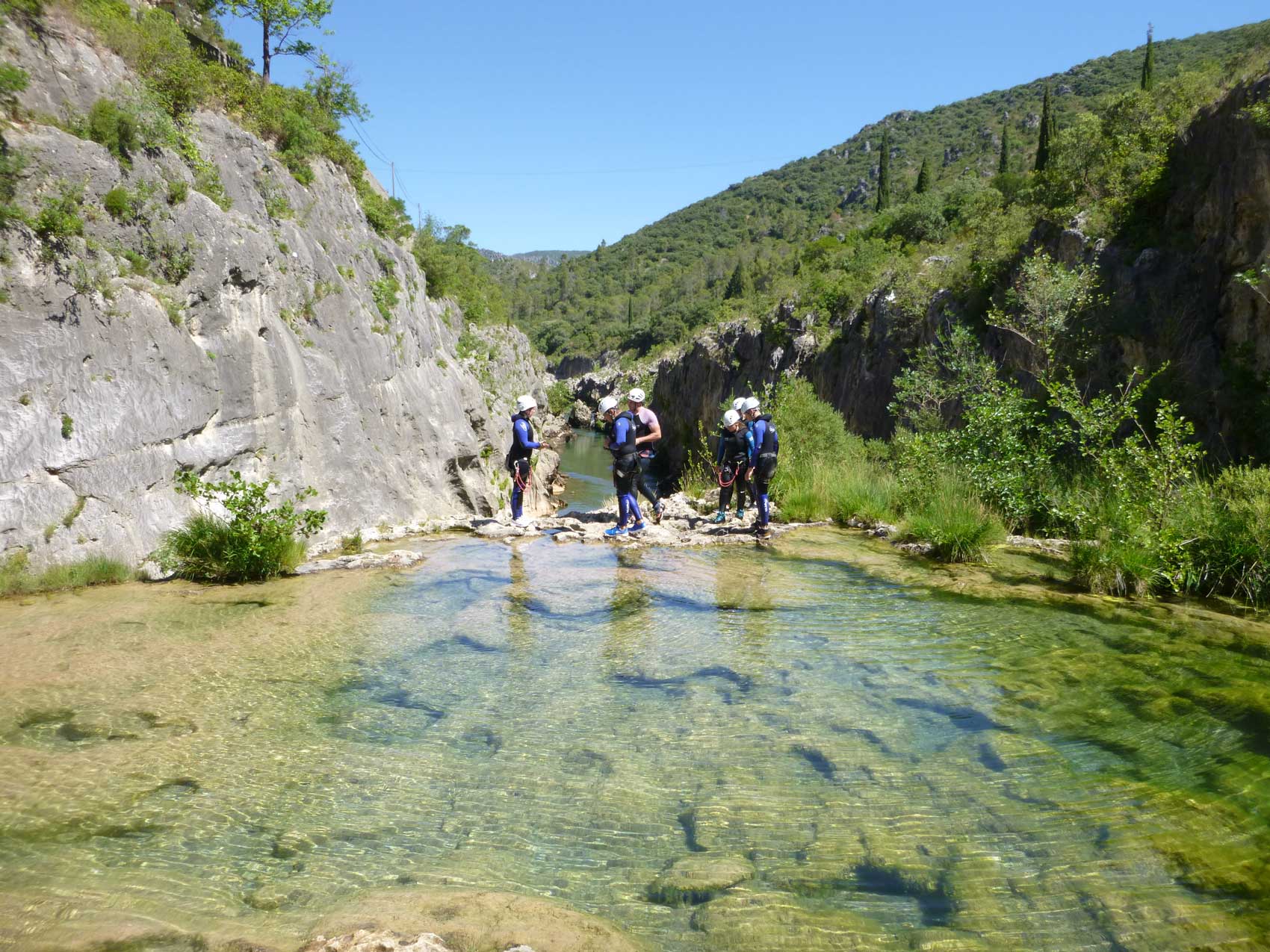 canyoning-activitéspleinenature-pleinair-loisirs-portesdeMontpellier-Occitanie